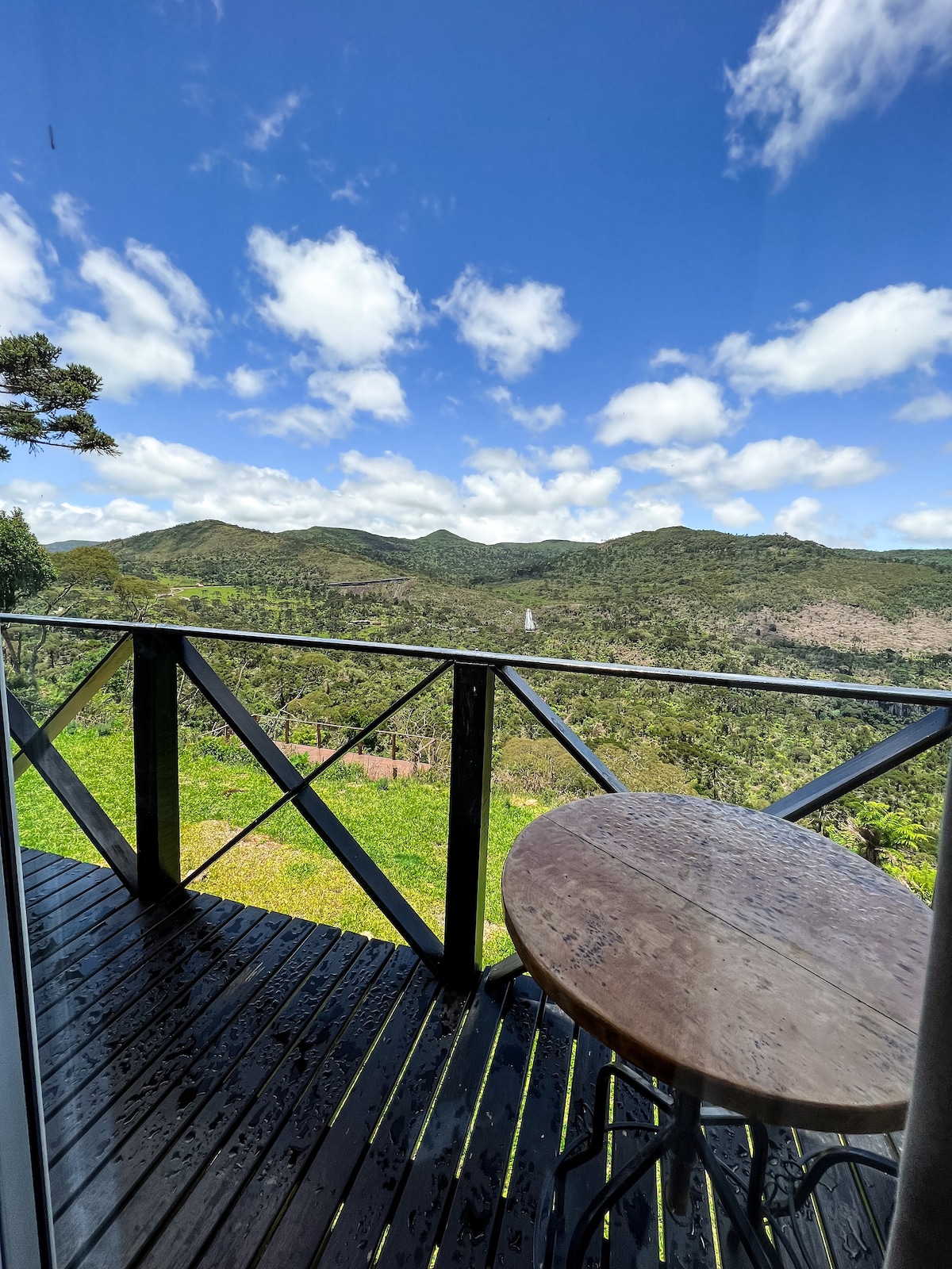 度假木屋，可欣赏到Véu de Noiva瀑布的壮观景观！