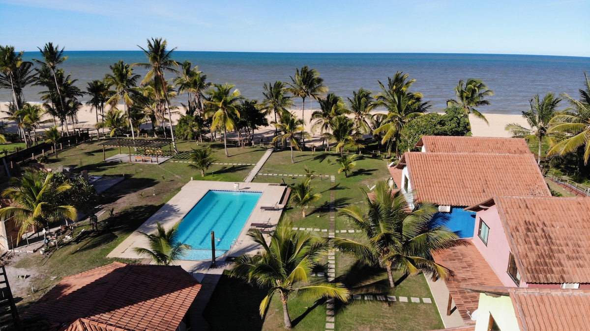 平房面朝大海。Praia de Guaratiba.