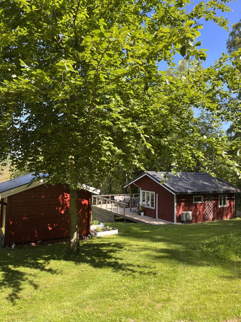 瓦尔贝格（ Varberg ）、Gekås、湖泊和大海附近的小木屋