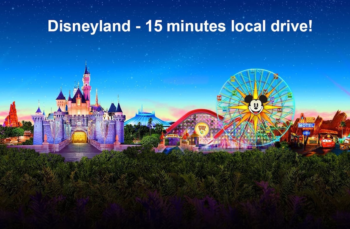 13 Mins to Disneyland-Central to ALL ATTRACTIONS 1