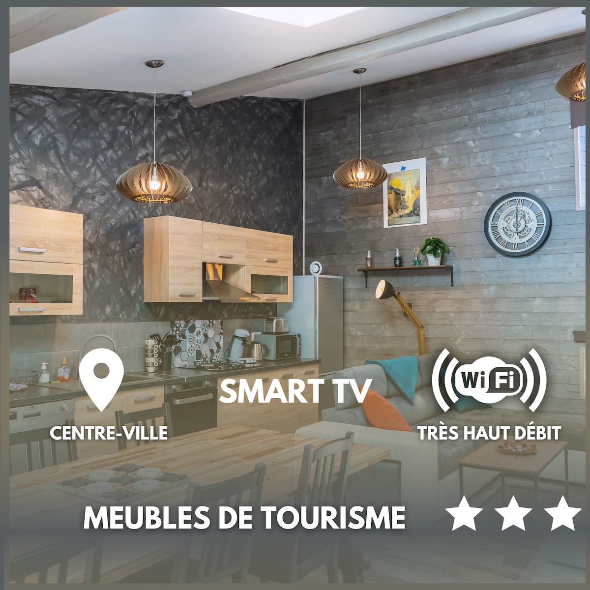 App. de Luxe Verdun Meublé de Tourisme 3星