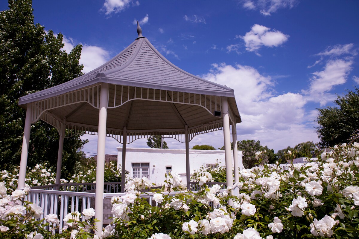 Luxe Karoo cottage with swim dam in private garden