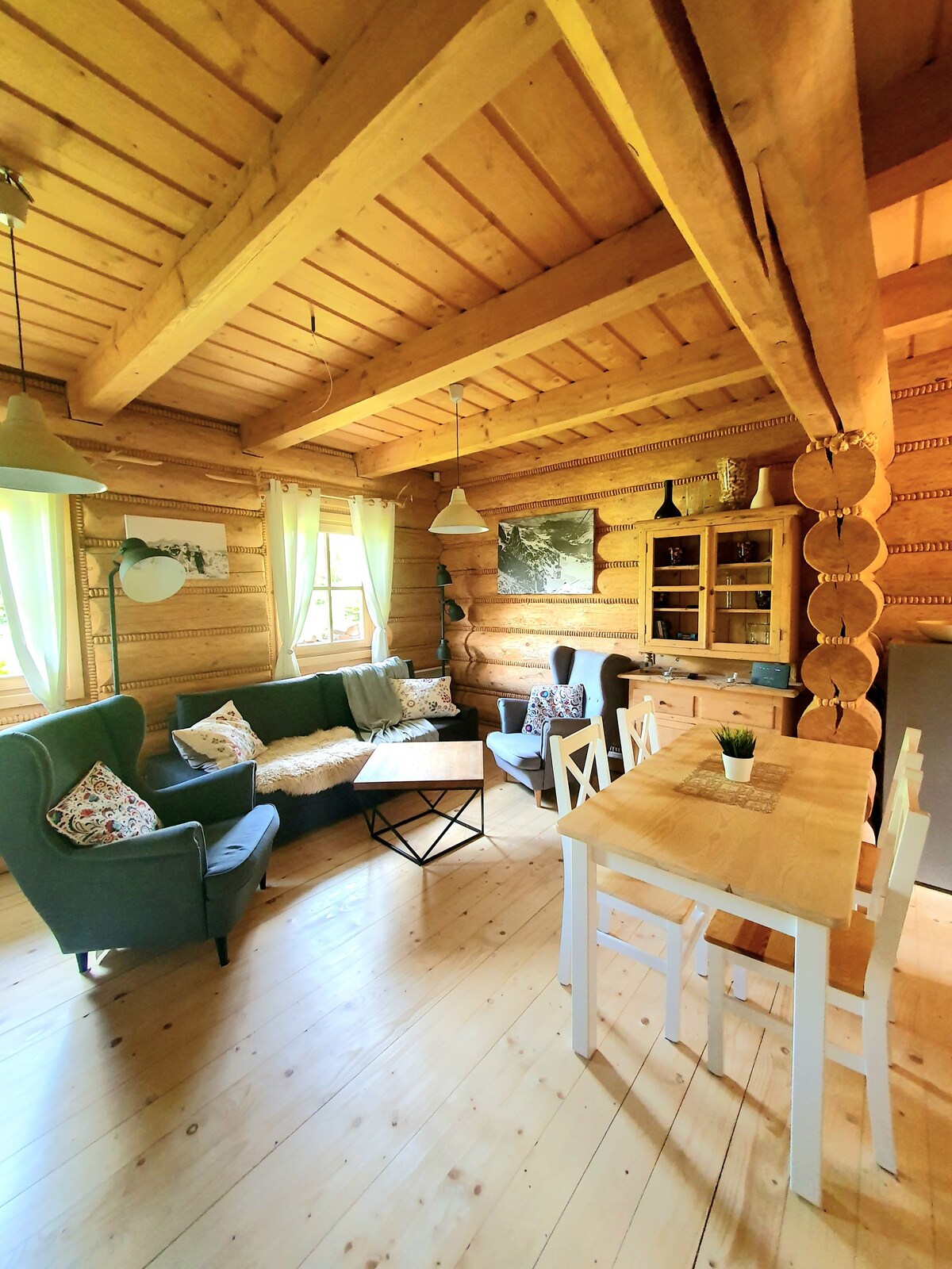 Nydala Rustic -带私人桑拿房和壁炉的度假木屋