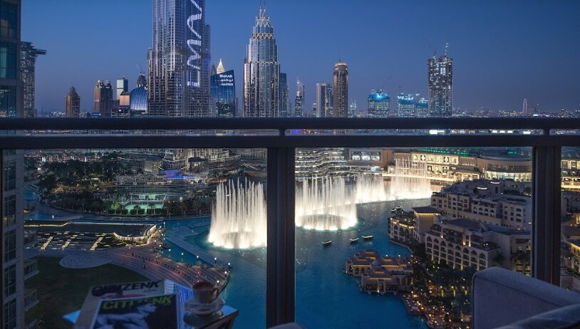哈利法塔（ Burj Khalifa ）附近豪华3卧室加小房间