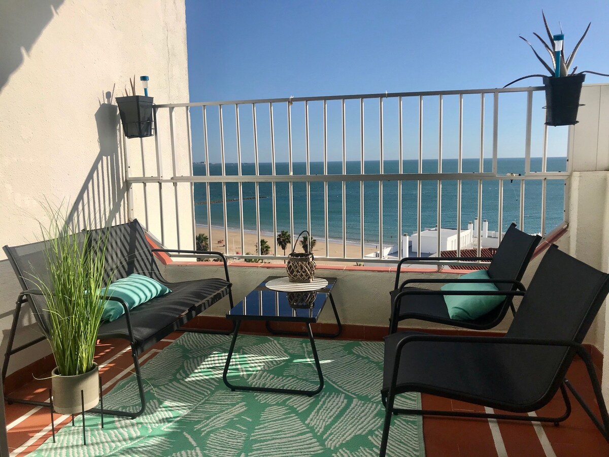 Apartamento Cloe con terraza y vistas al Mar