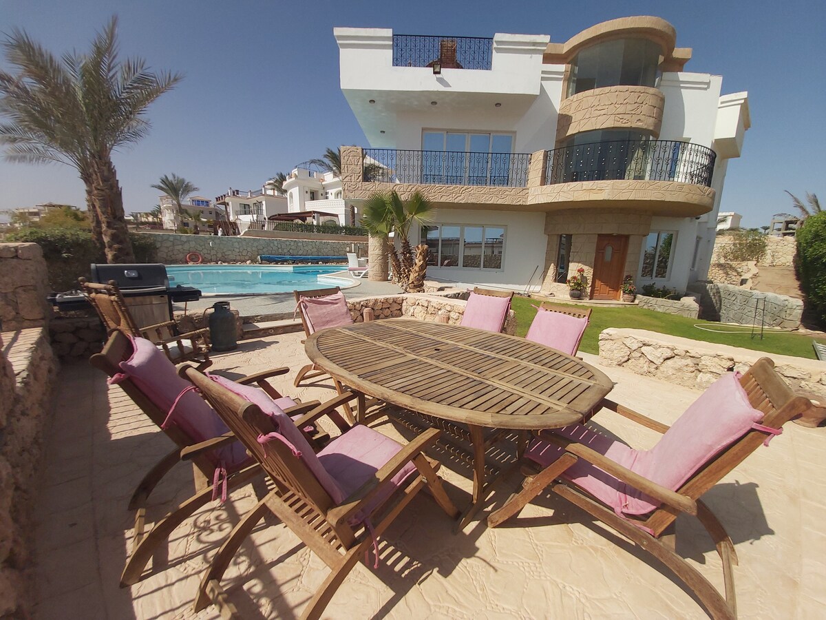 沙姆别墅（ Villa Sharm ） ，海滩位置海景，可住10人