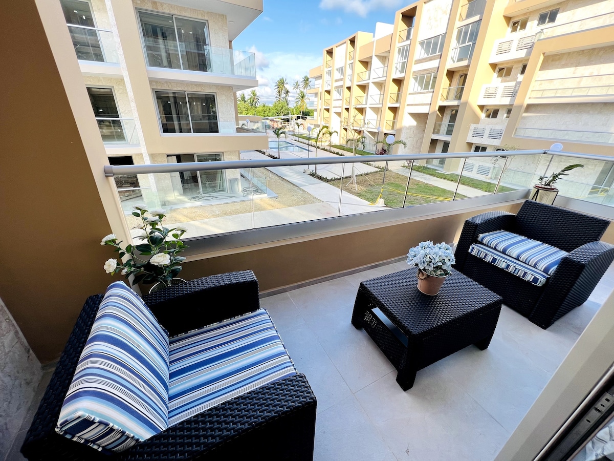 2 bedroom apartment in Playa Nueva Romana.