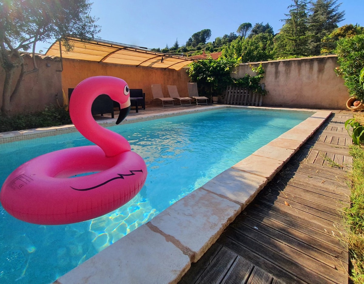 Villa dans le Luberon avec piscine privée 7 pers.