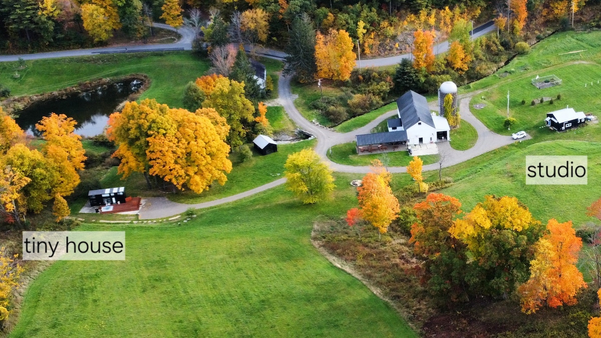 Two Tiny Homes on a Big Farm