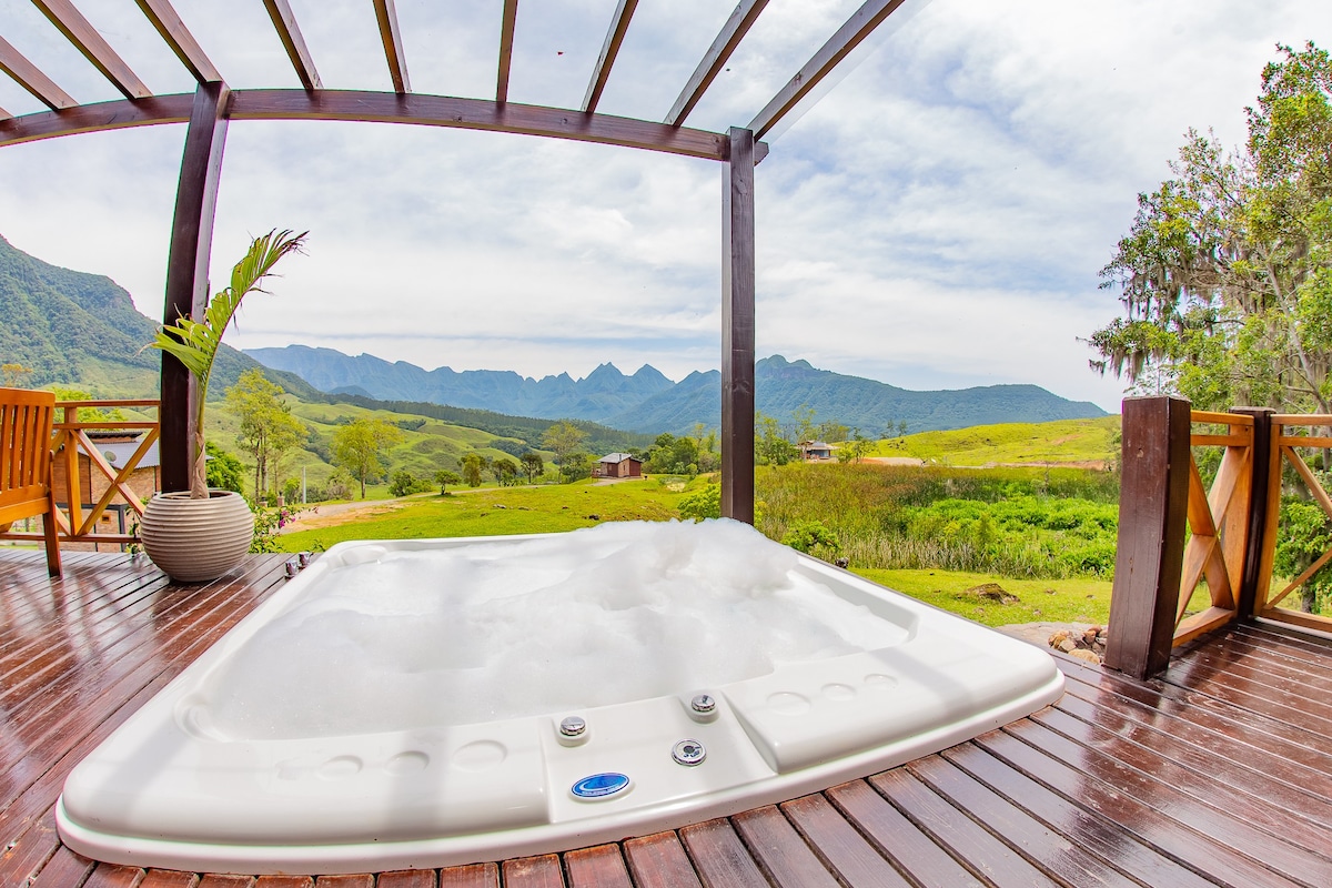 Cabana Palmeira with Jacuzzi - Encosta da Serra