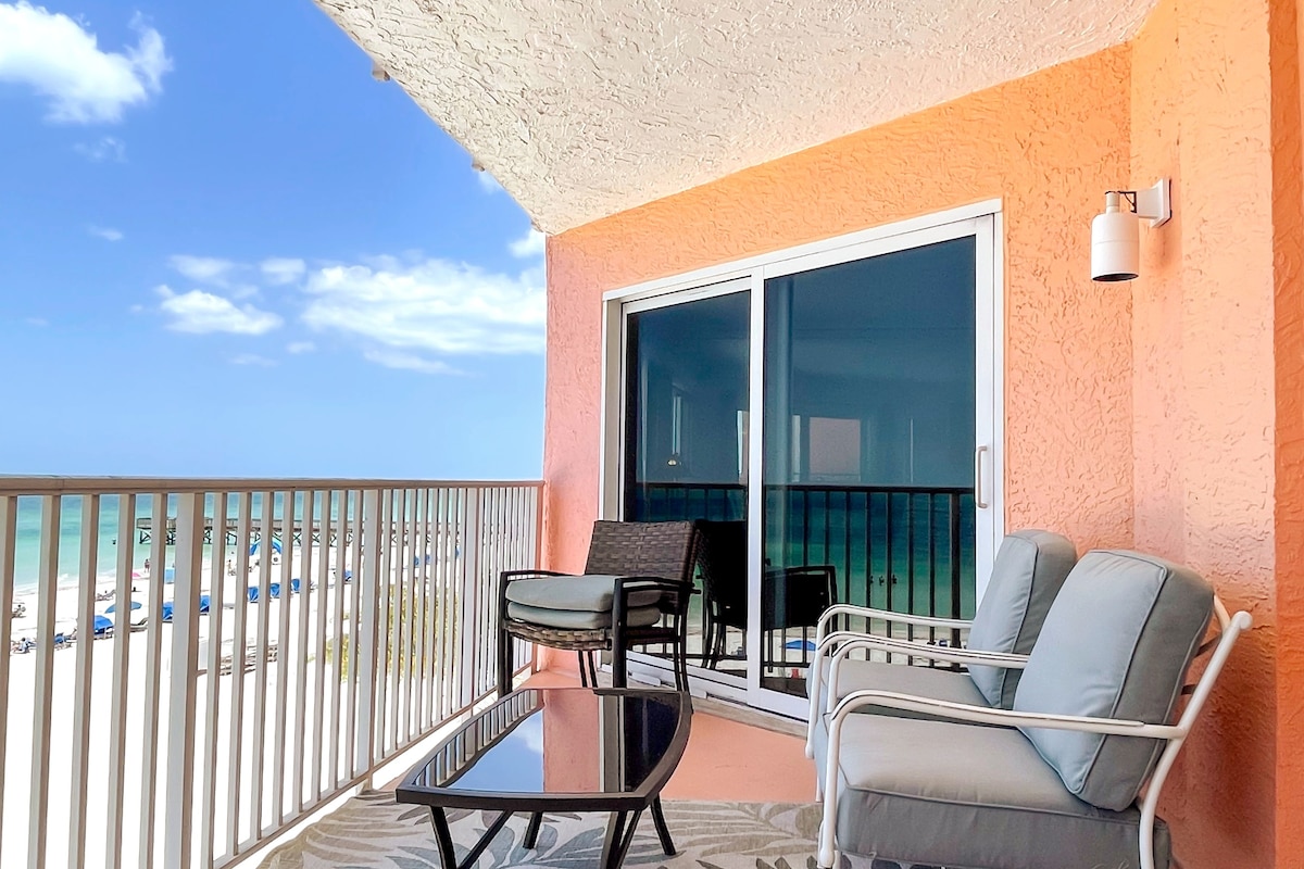 Side By Side BeachFront 3+3BR Condos w 3 balconies