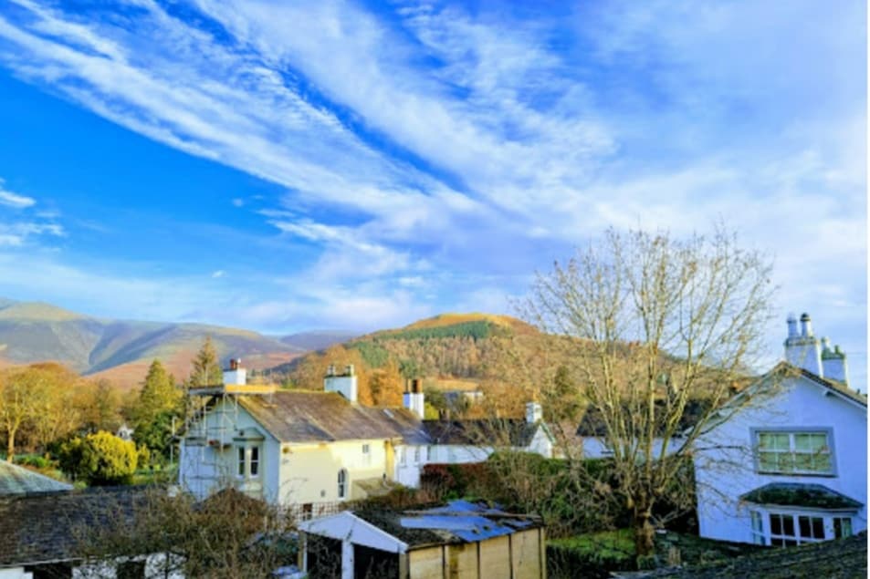 Skiddaw Cottage @ Keswick Town的中心地带