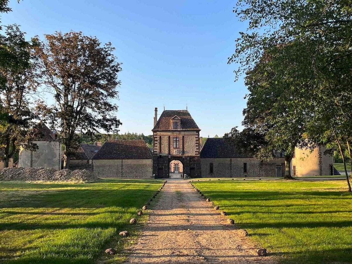 Chambre du Marquis au château de La Rivière Perche