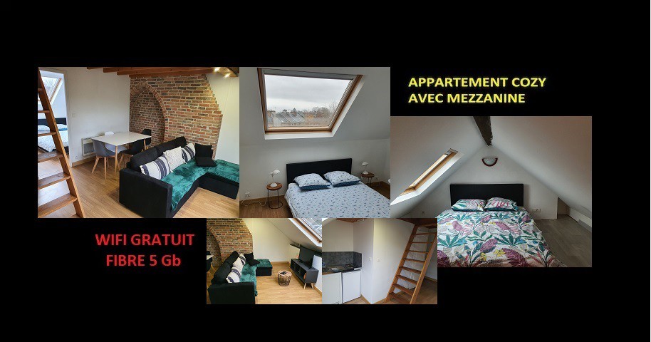 CœurD 'Amiens ，舒适公寓。 靠近站点和中心