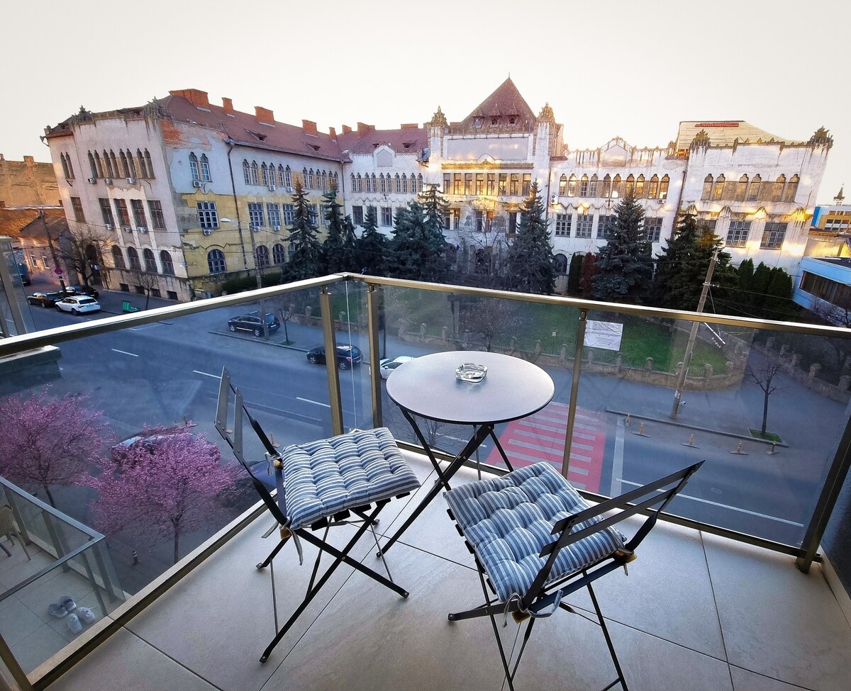 Traian Apartment Cluj ~有私人停车场