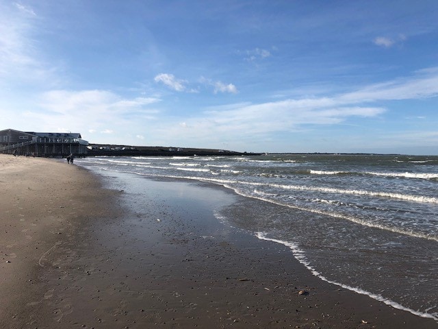 小屋，靠近Grevelingen和Oosterschelde