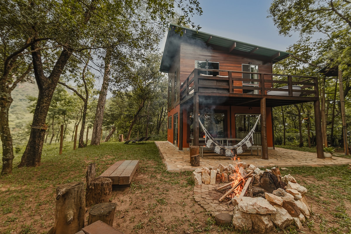 Chalet Verde Prána Serra da Moeda （含水疗按摩）