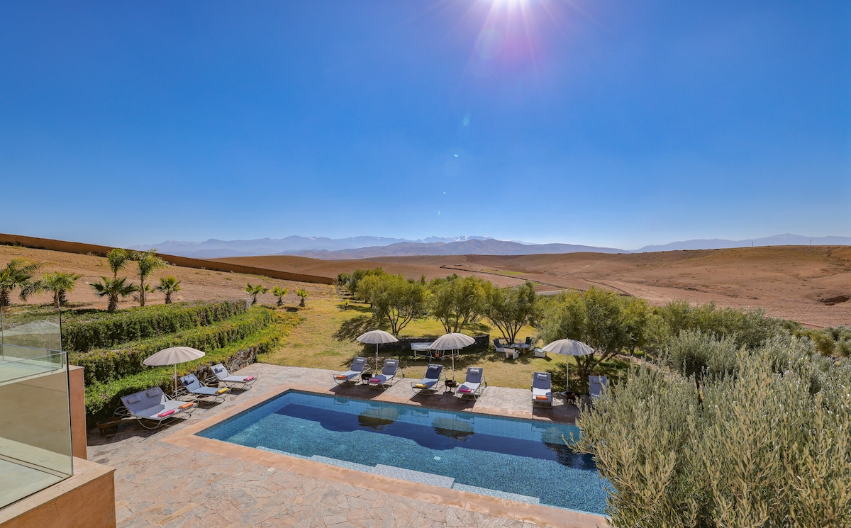 Villa Marrakech avec piscine chauffée