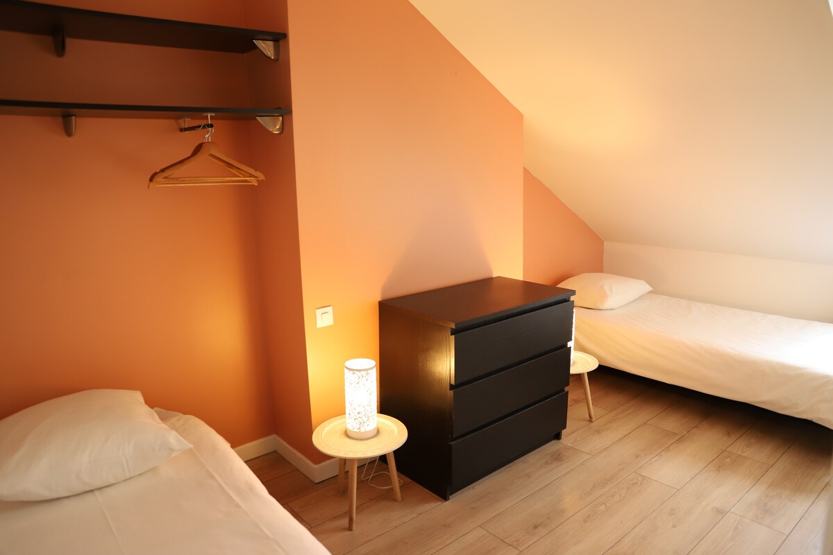 美丽的双层公寓， 2间卧室， Le Havre