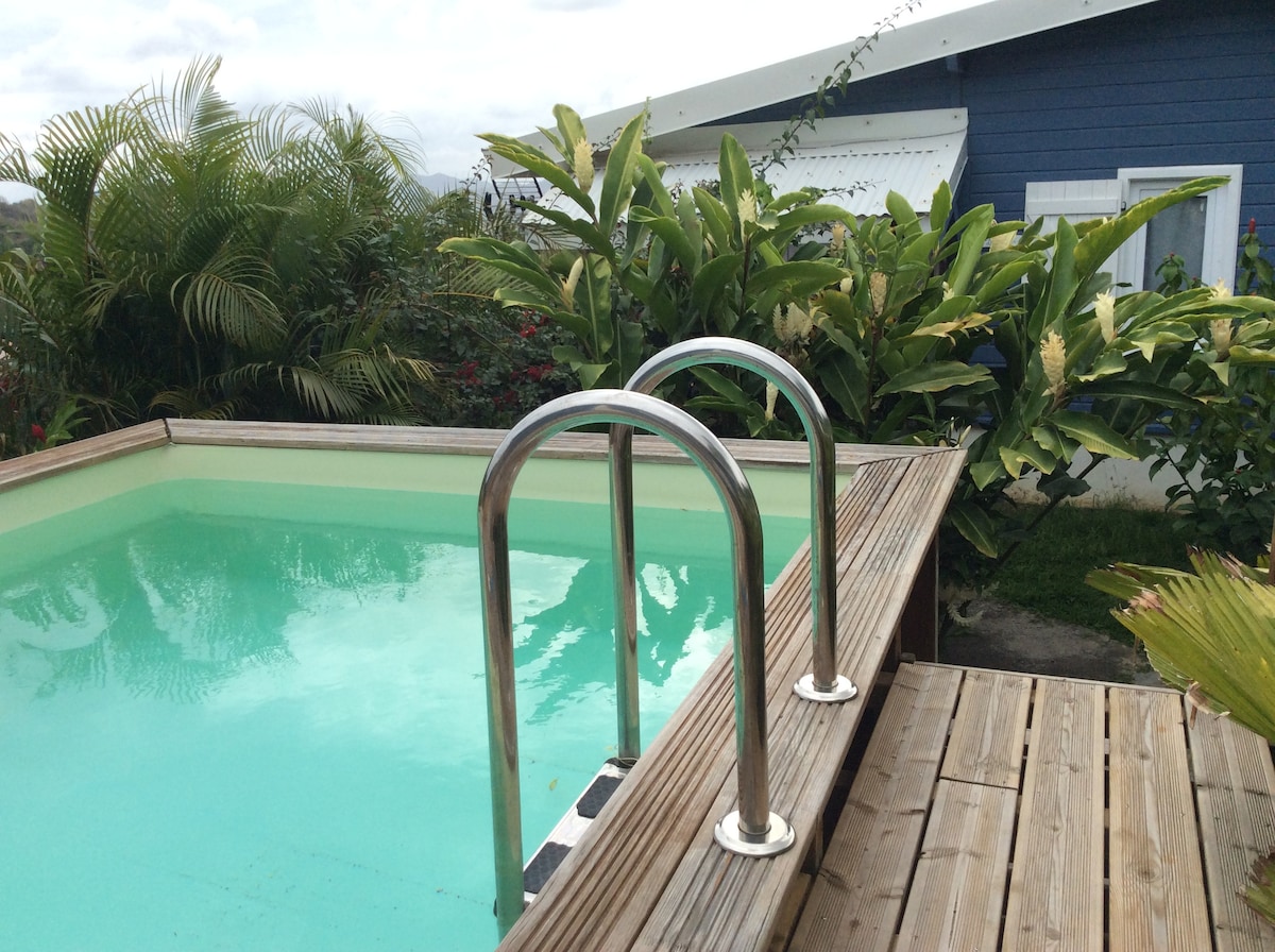 Bungalow climatisé  avec vue sur mer