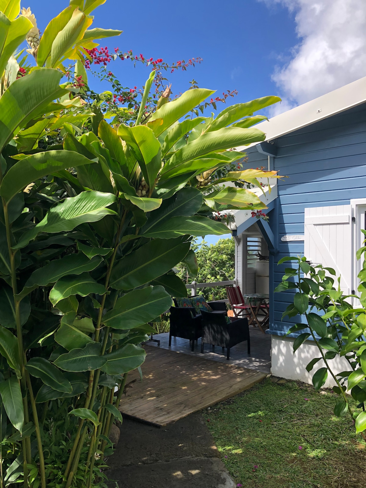 Bungalow climatisé  avec vue sur mer