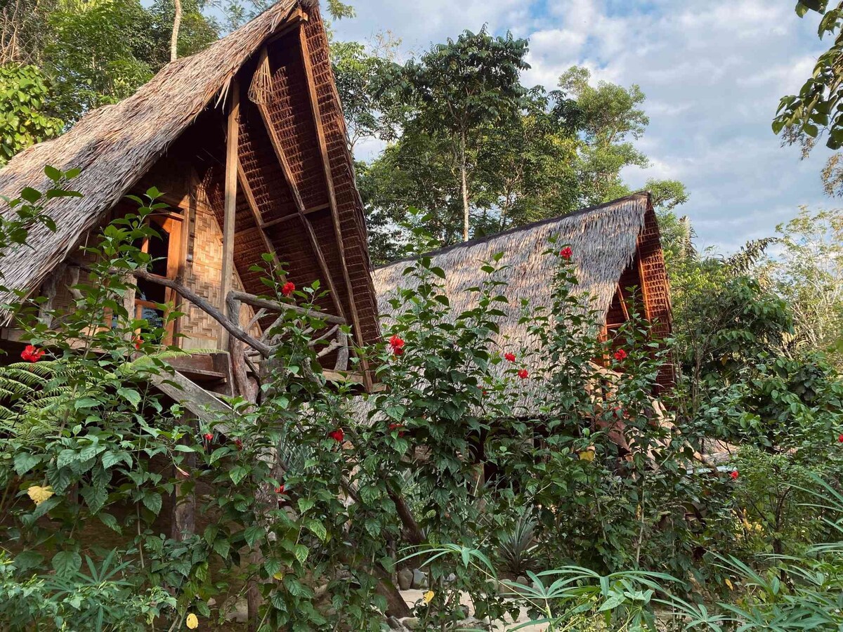 苏门答腊丛林小屋（ Sumatra Jungle Huts ）平房，卫生间