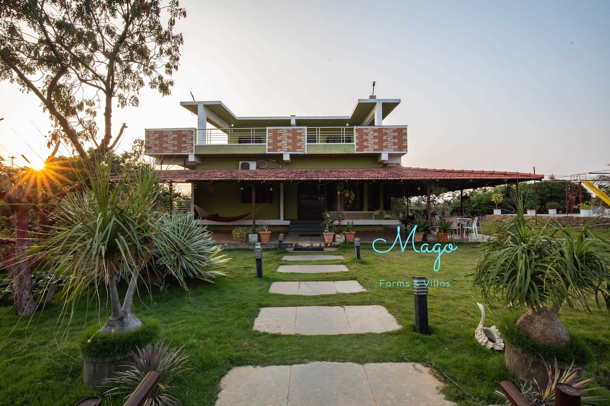 Mago Aashi Farms - A 5 acre 5br farmstay with pool