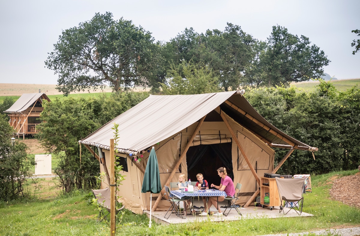 Tent Trappeur | Huttopia Pays de Cordes sur Ciel