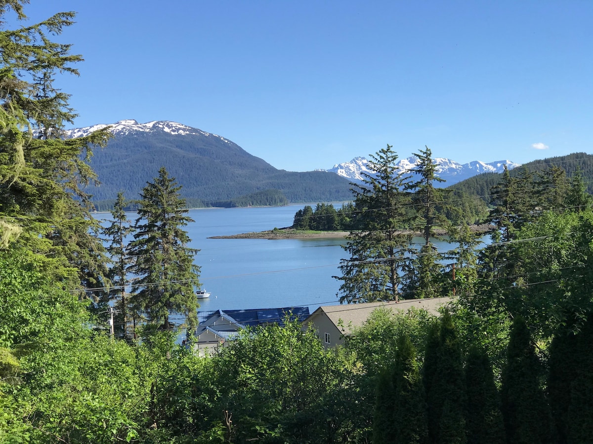 奥克湾度假木屋~海景、热水浴缸和桑拿房