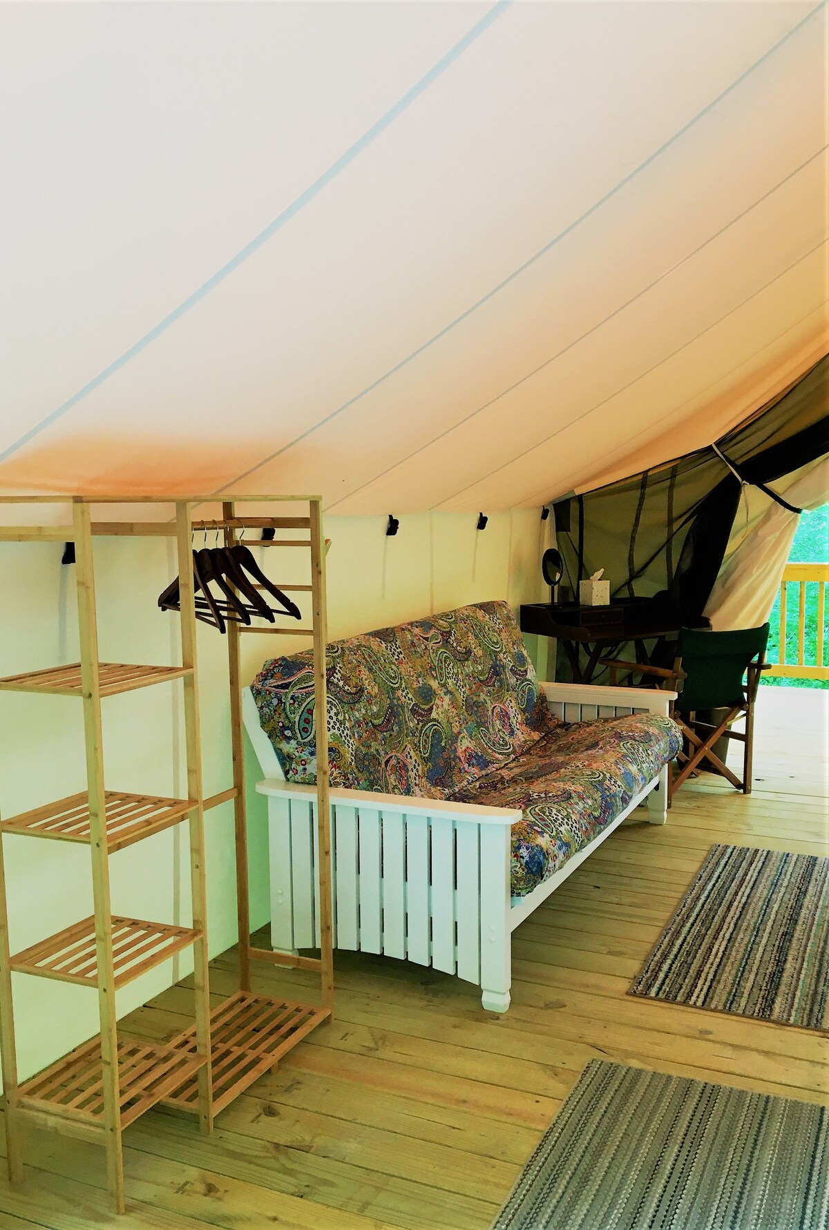 Ash - Safari Tent with King Bed and Futon