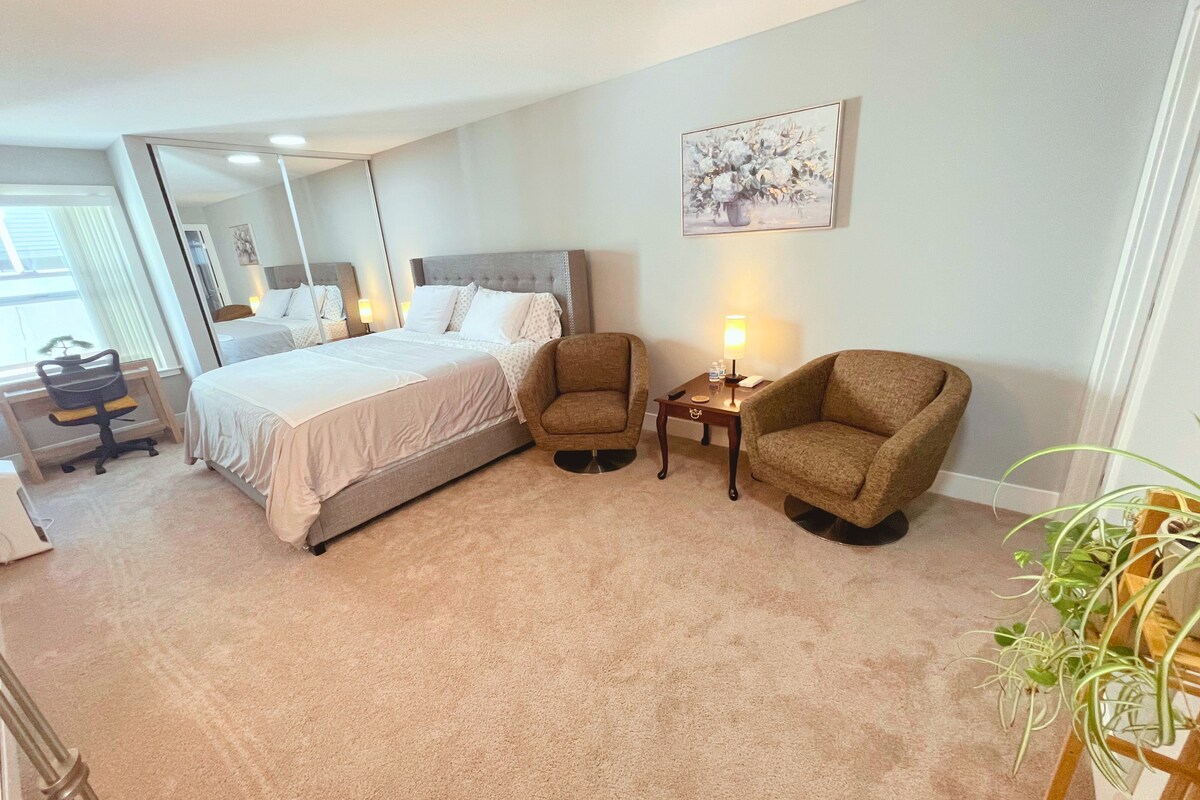 Comfy Master Suite & Private Bath Near SFO Airport