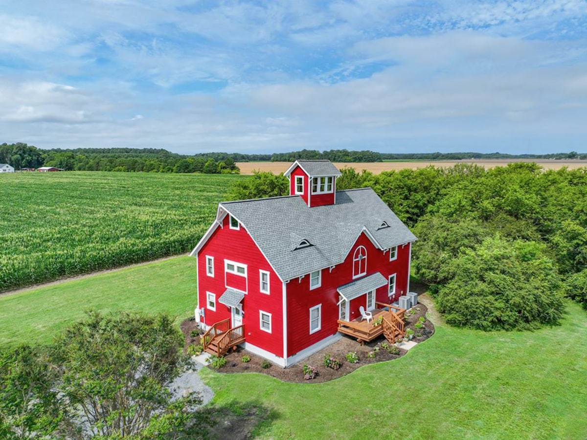 Coastal Red Barn Retreat