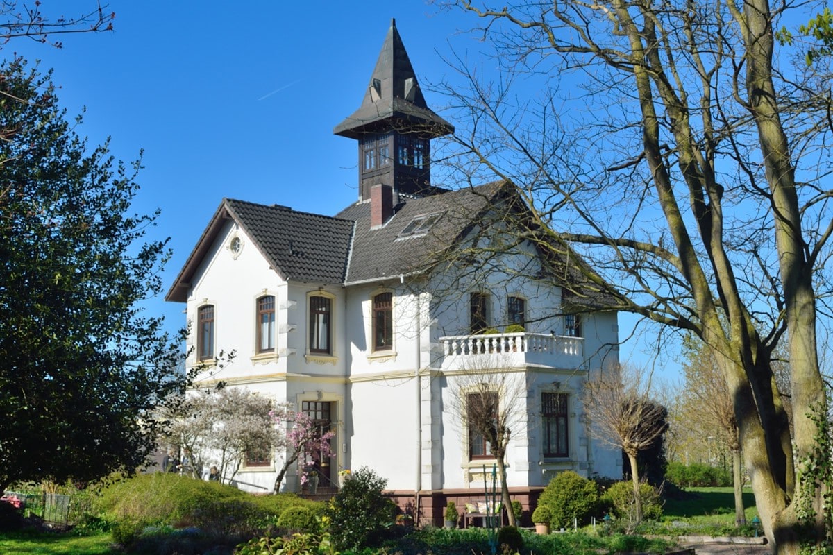 在Jarßum的Barlage别墅（ Villa Barlage ）下度假