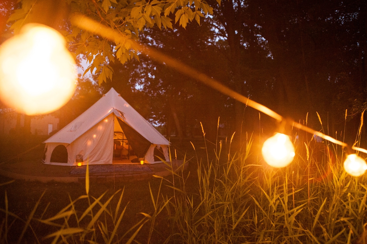 Spruce Tent at The Grove Glamping