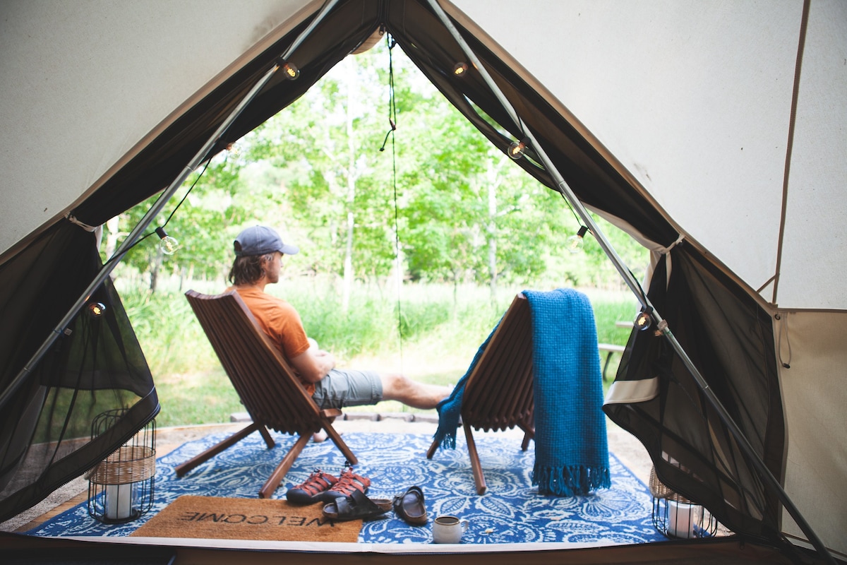 Spruce Tent at The Grove Glamping