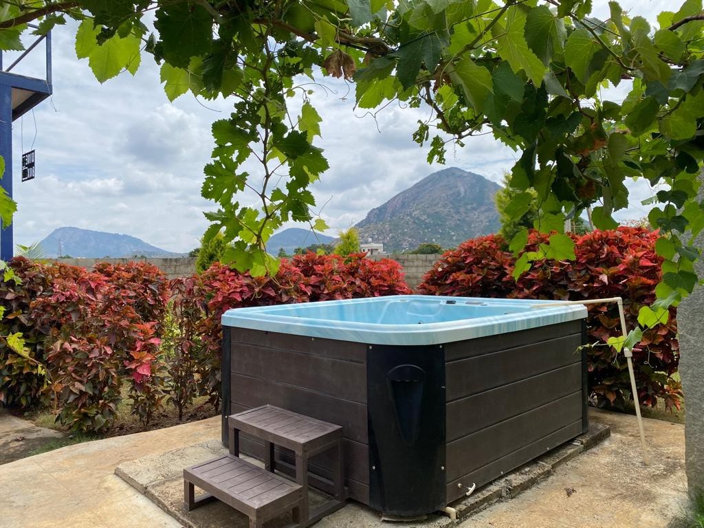 Wine box & a Jacuzzi In the Vineyard @ Nandi Hills