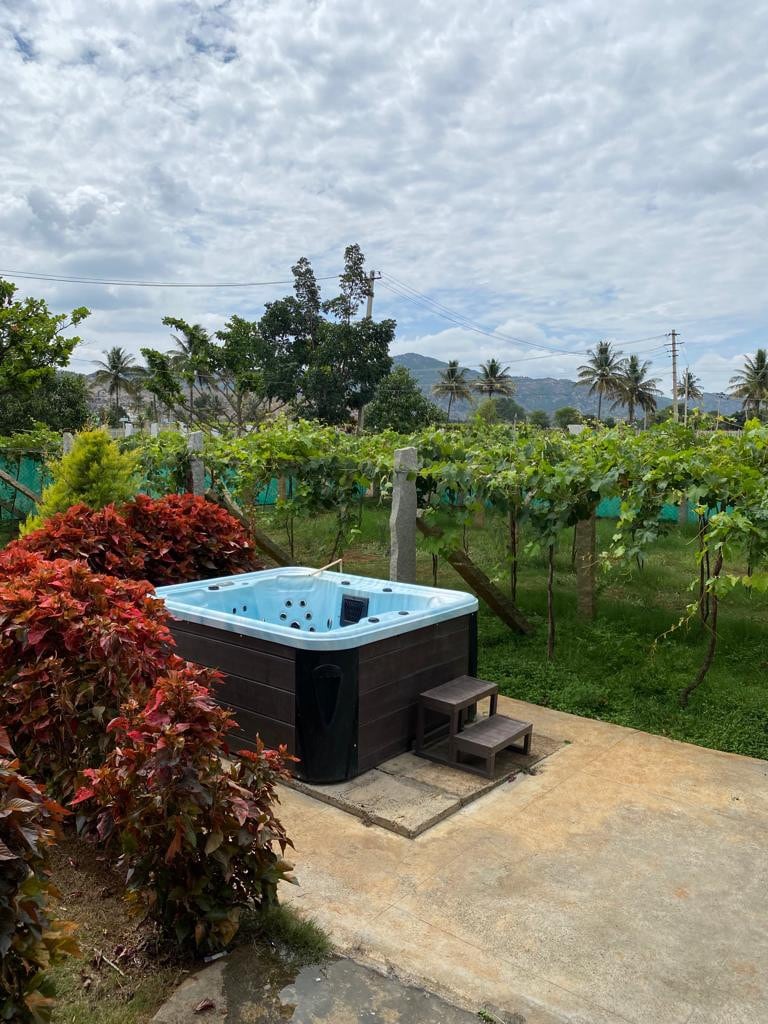 Wine box & a Jacuzzi In the Vineyard @ Nandi Hills