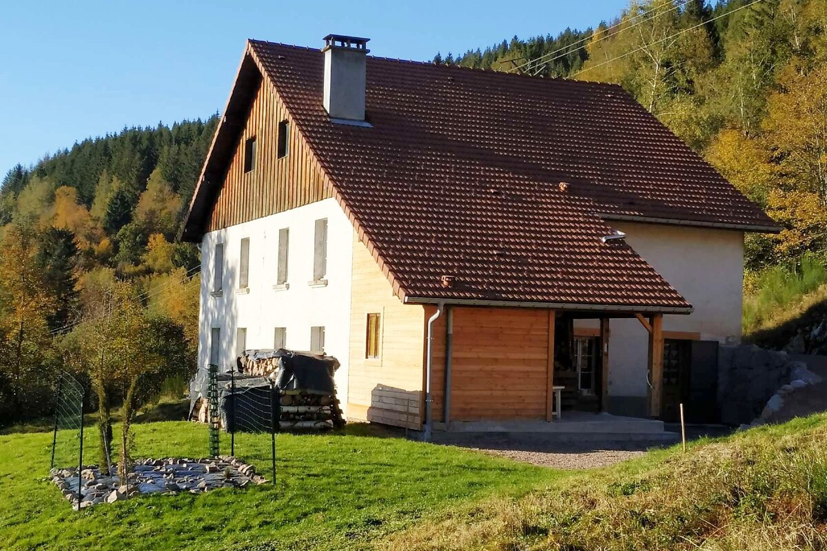 10座小屋，全景，美丽展览