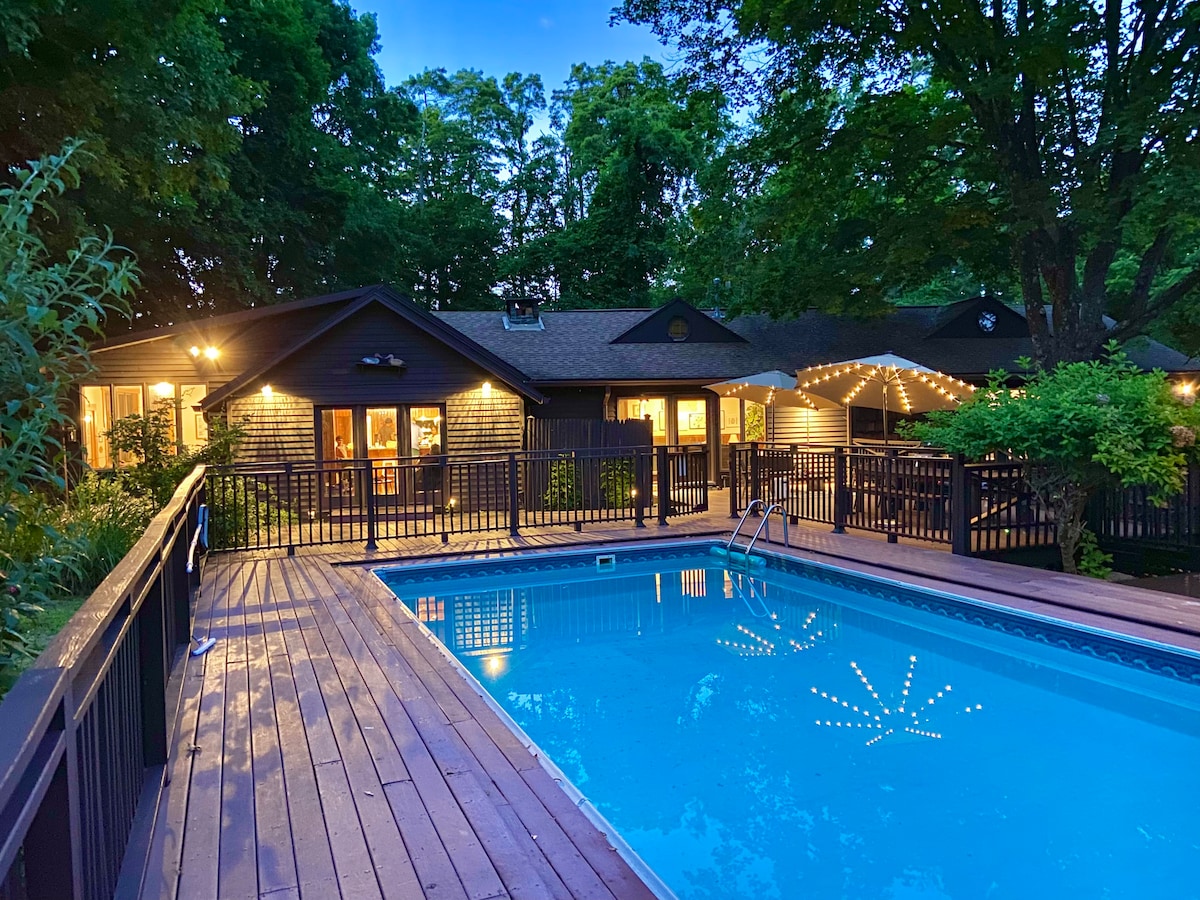 Hill Cottage -游泳池+宽敞+适合家庭入住