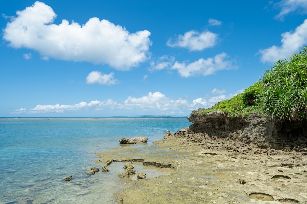 绝美海景＆前往浦添八景中的港川天然海岸仅需步行5分钟！MK145