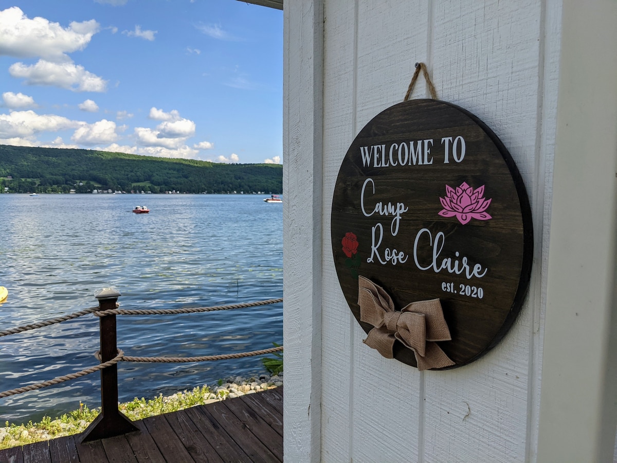 Camp Rose Claire * Lakefront * Cooperstown附近*