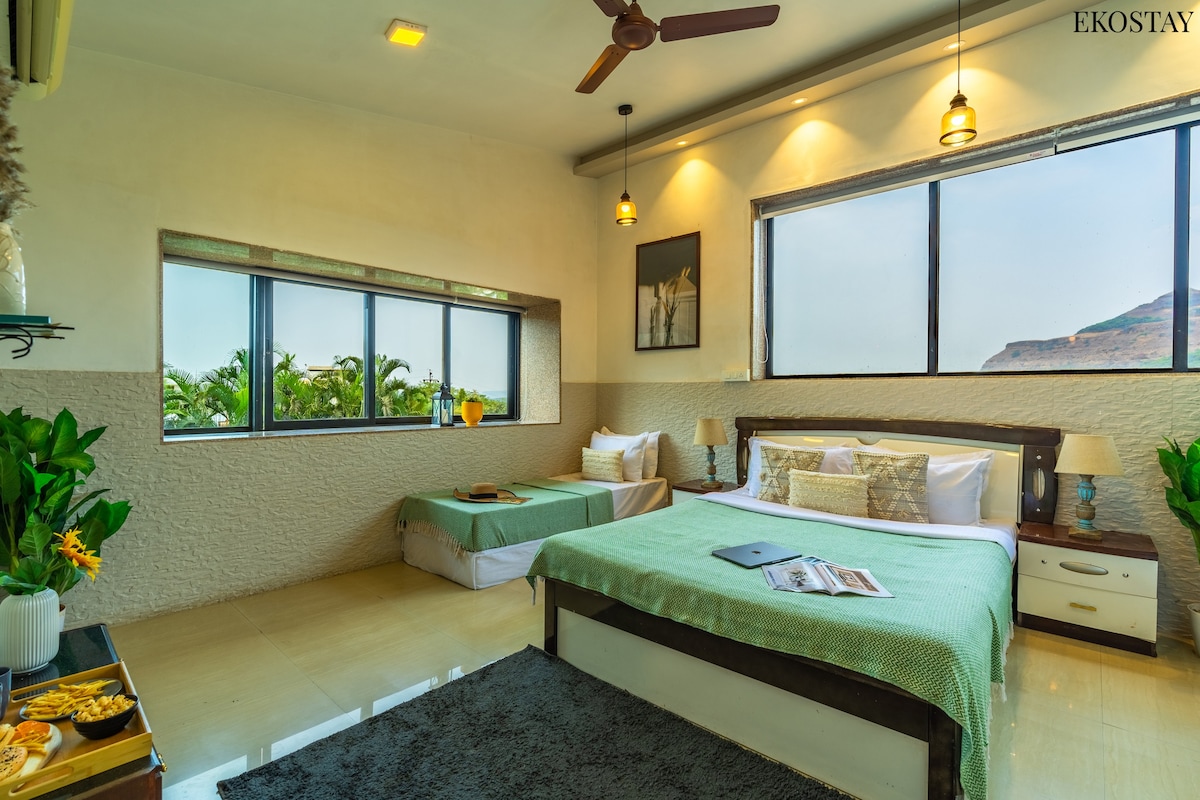 3BHK Pool Sky Villa in Tiger Point |Ekostay