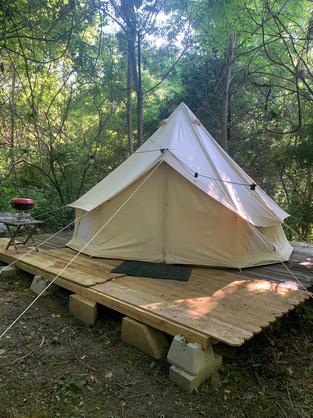 Canvas Bell Tent Ranch Glamping