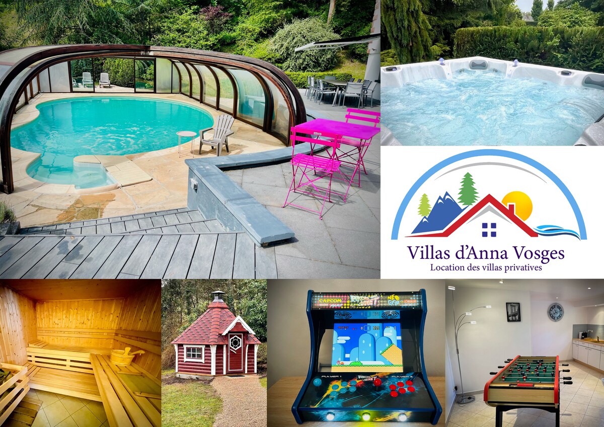 Villa250平方米PISCINE🏊‍♂️ chauffée SPA&SAUNA🫶🏻 babyfoot🛖 Kota