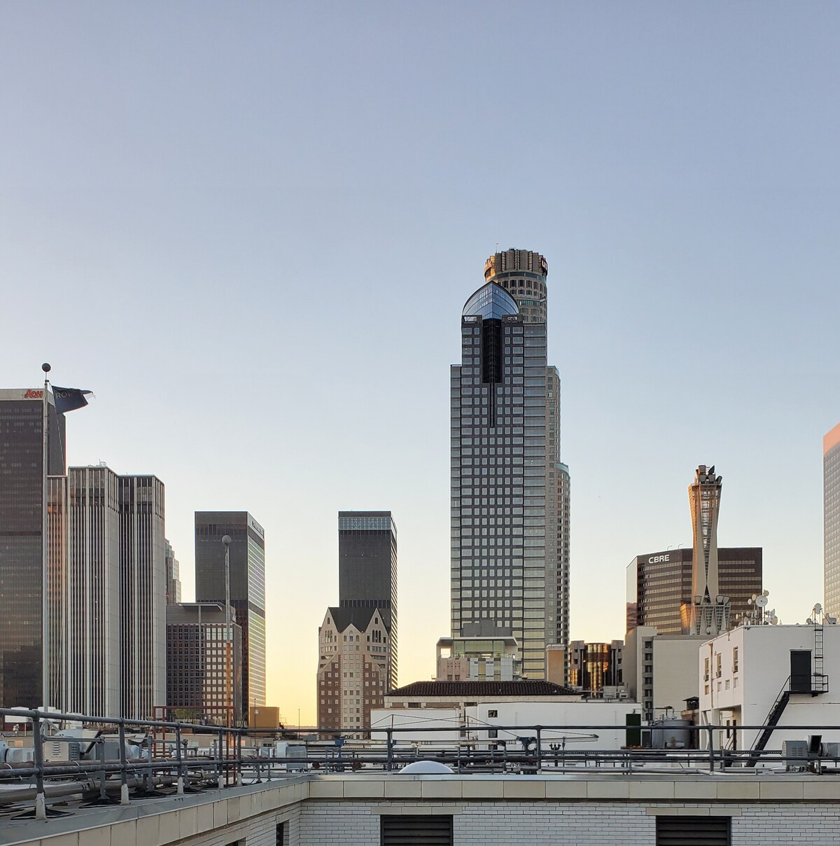 长期住宿： DTLA PH SOHO Glam Loft天际线景观