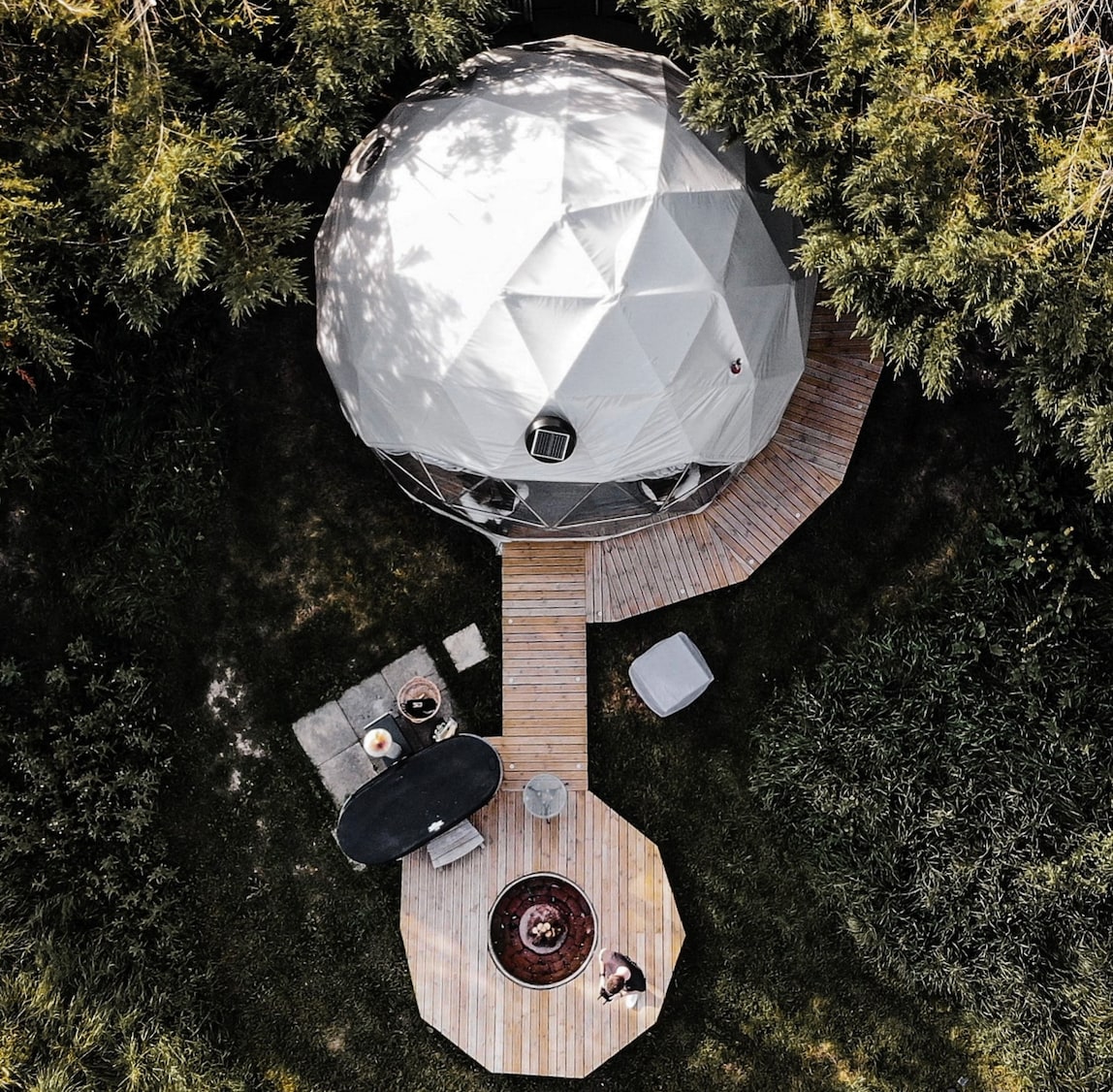 Private Unique Dome | Glamping | Hot Tub | Surrey