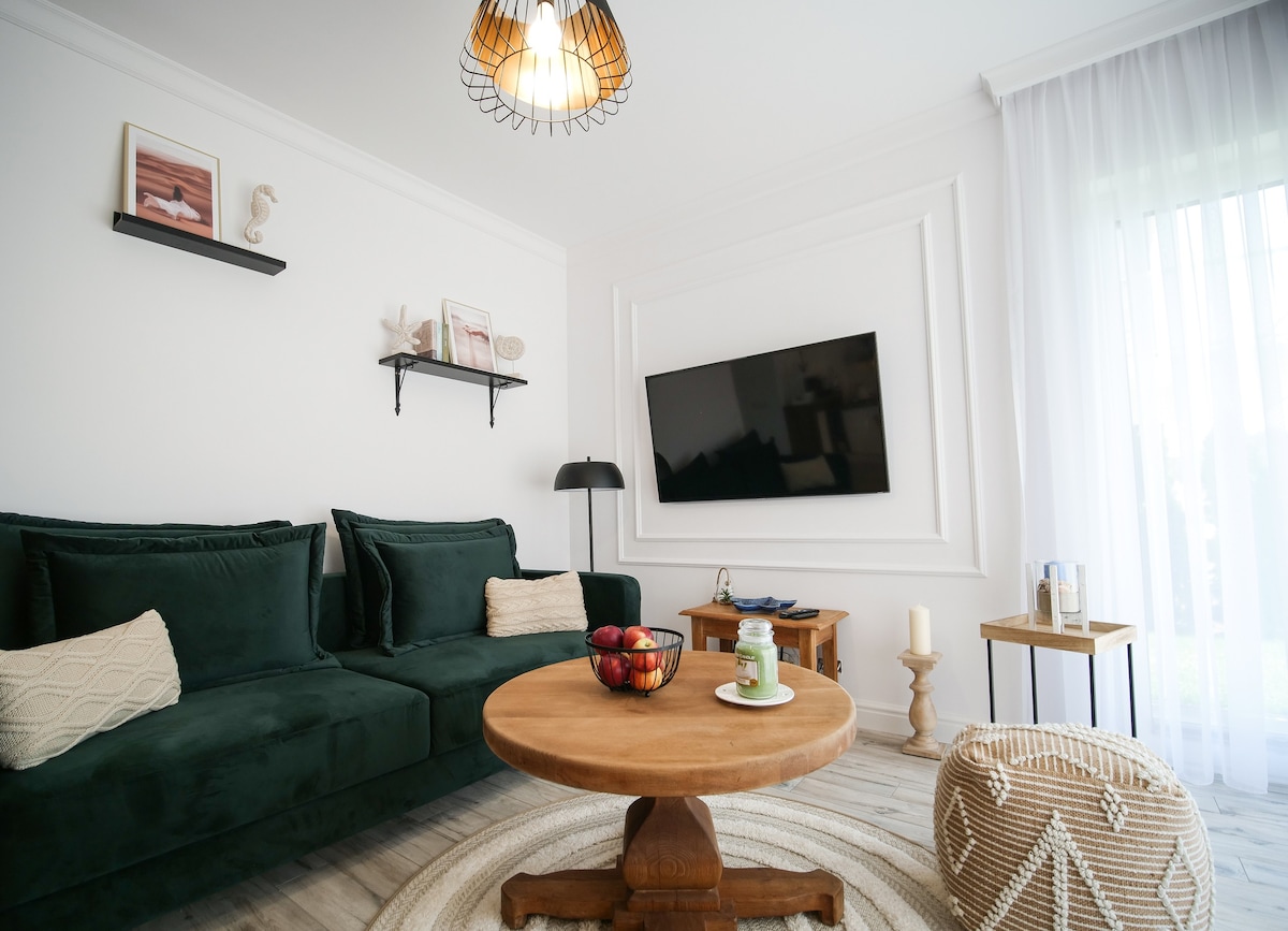 Apartament LUX ,,Bursztynowy Las'' Ustka z ogrodem