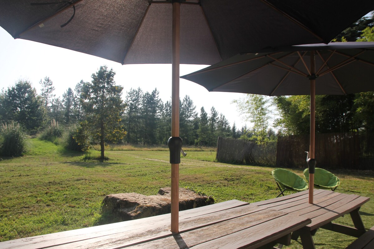 Grand Gîte dans bambouseraie - 12 à 14 pers.