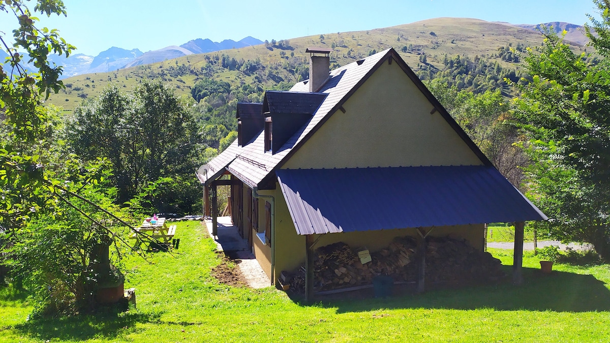 Maison de montagne au calme avec cheminée