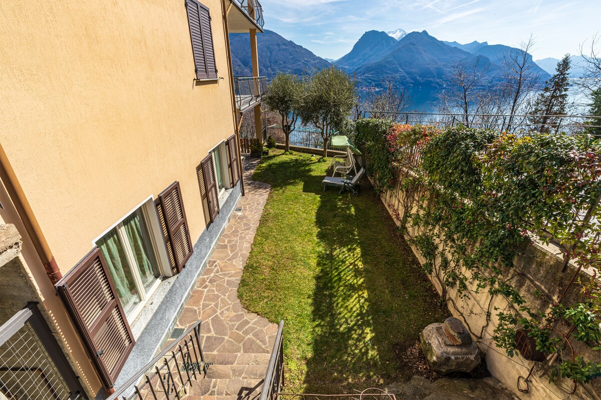 Casa degli Ulivi ，可欣赏花园和湖泊美景！
